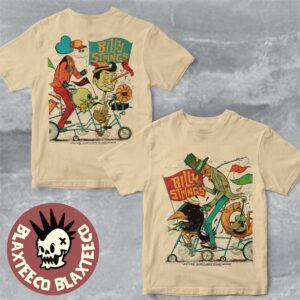 Billy Strings St Louis Missouri 2025 Night 1 And 2 Combined Gig Poster At Chaifetz Arena On June 13 And 14 2025 Tour Two Sided Unisex T-Shirt