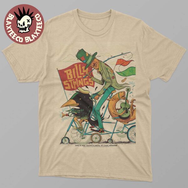 Billy Strings St Louis Missouri 2025 Night 1 Gig Poster At Chaifetz Arena On June 13 2025 Tour Unisex T-Shirt