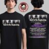 Black Sabbath Ozzy Osbourne Back To The Beginning The Final Show On July 5 2025 Full Lineup Poster At Villa Park Birmingham Two Sided T-Shirt