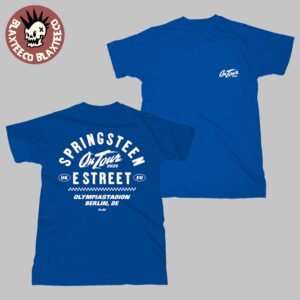 Bruce Springsteen And E Street Band On Tour 2025 In Berlin Germany At Olympiastadion On June 11 2025 Two Sided Unisex T-Shirt