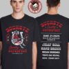 Buckeye Country Superfest 2025 Rodeo Girl Cowboy With Lineup Merch Two Sided T-Shirt
