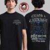 Chaos And Carnage 2025 Tour Merch Red Skull King Two Sided T-Shirt