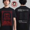Chaos And Carnage 2025 Tour Merch Blue Skull King Two Sided T-Shirt