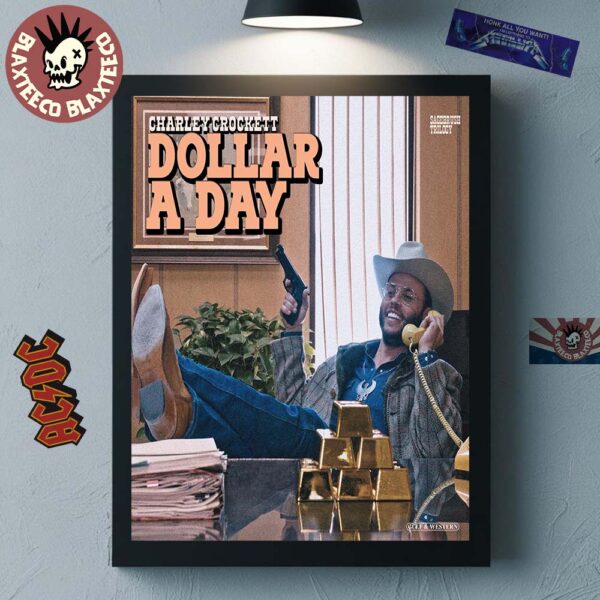 Charley Crockett Dollar A Day Album Cover Home Decor Poster Canvas