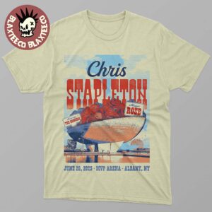 Chris Stapleton Albany New York 2025 Gig Poster At MVP Arena On June 20 2025 Magic Rose Unisex T-Shirt