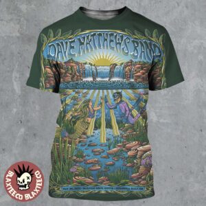 Dave Matthews Band Cuyahoga Falls Ohio 2025 Poster At Blossom Music Center On May 30 2025 All Over Print Shirt