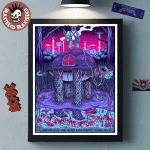 Dave Matthews Band Holmdel New Jersey 2025 Gig Poster At PNC Bank Arts Center On June 3 2025 Home Decor Poster Canvas