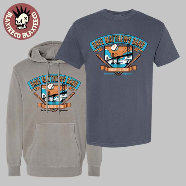 Dave Matthews Band Live Trax 70 San Francisco California On August 13 2005 Unisex T-Shirt Hoodie