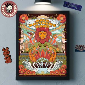 Dave Matthews Band Sao Paulo Brazil 2025 Event Poster At Parque Ibirapuera On June 7 And 8 2025 Home Decor Poster Canvas