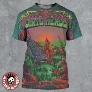 Dirty Heads Colorado Springs CO 2025 Gig Poster At Ford Amphitheater On June 27 2025 All Over Print Shirt