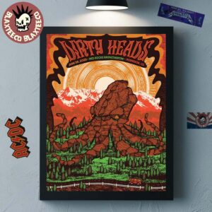 Dirty Heads Morrison Colorado 2025 Gig Poster At Red Rocks Amphitheatre On June 26 2025 The Rock Octopus Art Home Decor Poster Canvas