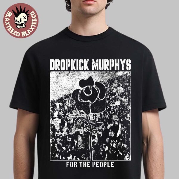 Dropkick Murphys For The People Album Cover Art Black And White Unisex T-Shirt