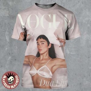 Dua Lipa Graces The Cover Of Vogue British July 2025 Issues I Feel Invincible All Over Print Shirt