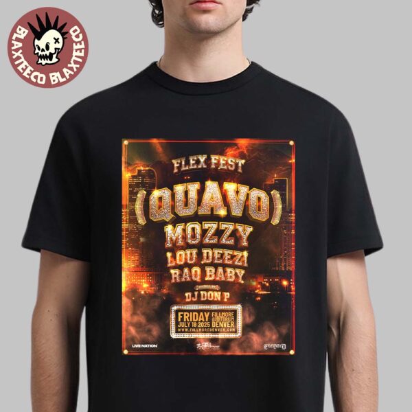 Flex Fest Denver 2025 At The Fillmore Auditorium On July 18 2025 Classic T-Shirt