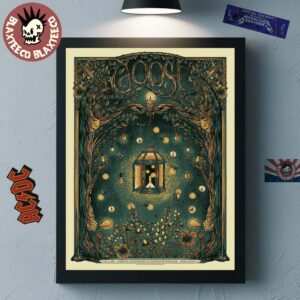 Goose Band Indianapolis Indiana 2025 Venue Poster At Everwise Amphitheater At White River State Park On June 12 2025 Home Decor Poster Canvas
