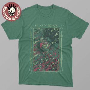 Guns N Roses Aarhus Denmark 2025 Gig Poster At Eskelunden On June 29 2025 T-Shirt