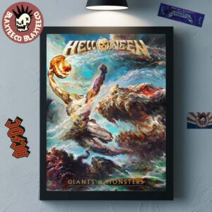 Helloween Giants And Monsters Cover Artwork Home Decor Poster Canvas
