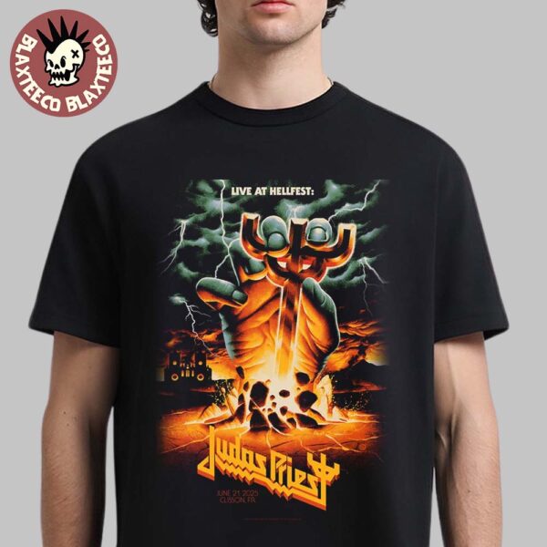 Judas Priest Live At Hellfest 2025 In Clisson France On June 21 2025 Unisex T-Shirt
