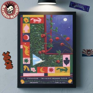 Khruangbin Shelburne 2025 Concert Poster At The Green At Shelburne Museum On June 24 2025 Home Decor Poster Canvas