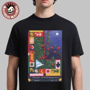 Khruangbin Shelburne 2025 Concert Poster At The Green At Shelburne Museum On June 24 2025 Unisex T-Shirt