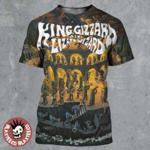 King Gizzard And The Lizard Wizard Phantom Island Album Cover Art All Over Print Shirt
