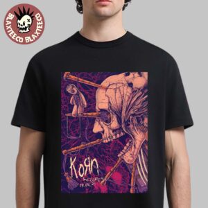 Korn Hellfest 2025 Gig Poster Clisson France On June 19 2025 Unisex T-Shirt