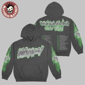 Lil Baby WHAM World Tour 2025 Merch Flames Hoodie