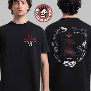Lil Wayne Tha Carter VI Full Tracklist Two Sided Unisex T-Shirt