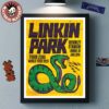 Linkin Park From Zero World Tour 2025 Milan Italy Concert Poster At I Days Festival On June 24 2025 Home Decor Poster Canvas
