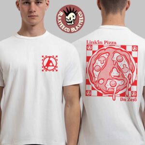 Linkin Park Linkin Pizza Da Zero Italy From Zero World Tour 2025 Two Sided T-Shirt