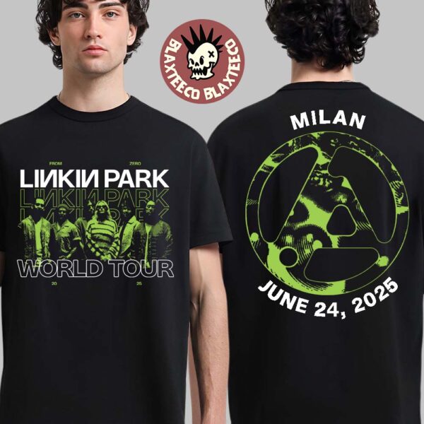 Linkin Park Milan Italy I-Days Festival 2025 Exclusive Tee Official From Zero World Tour June 24 2025 T-Shirt