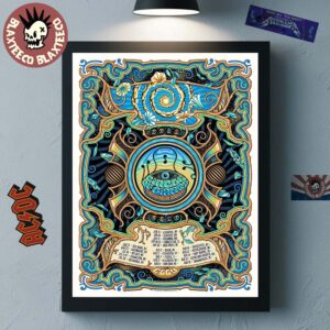 MOE Band Circle Of Giants Summer 2025 Tour With Eggy Tour Dates Home Decor Poster Canvas