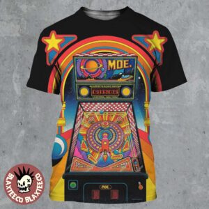 MOE Liverpool New York 2025 Concert Poster At Sharkey’s Event Center On June 13 2025 Pinball Machine Art All Over Print Shirt