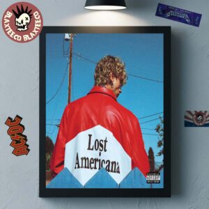 Machine Gun Kelly MGK Lost Americana Album Cover Home Decor Poster Canvas