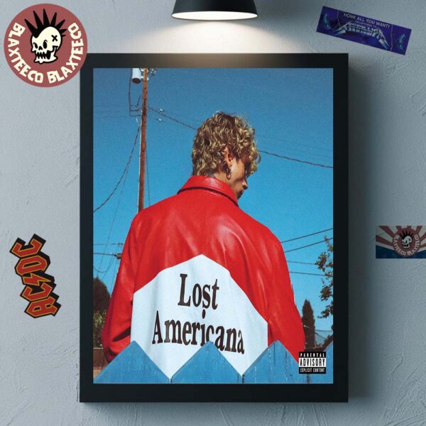Machine Gun Kelly MGK Lost Americana Album Cover Home Decor Poster Canvas