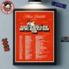 MOE Band Circle Of Giants Summer 2025 Tour With Eggy Tour Dates Home Decor Poster Canvas