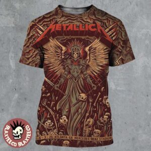 Metallica M72 Atlanta 2025 Venue Poster In Atlanta Georgia At Mercedes Benz Stadium On June 3 2025 All Over Print Shirt