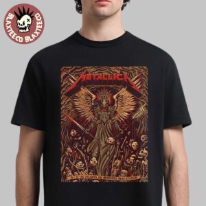 Metallica M72 Atlanta 2025 Venue Poster In Atlanta Georgia At Mercedes Benz Stadium On June 3 2025 Unisex T-Shirt