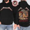 Metallica M72 Denver 2025 Night 2 Venue Merch Tee In Denver Colorado At Empower Field at Mile High On June 29 2025 Two Sided T-Shirt