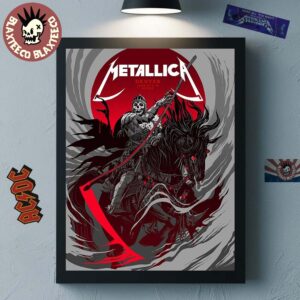 Metallica M72 Denver 2025 Pop Up Shop Poster In Denver Colorado At Empower Field at Mile High On June 27 And 29 2025 The Death Knight Art Home Decor Poster Canvas