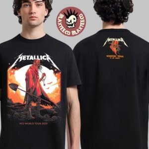 Metallica M72 Houston 2025 Pop Up Shop Poster In Texas At NRG Stadium On June 14 2025 Unisex T-Shirt