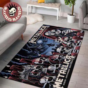Metallica M72 Santa Clara 2025 Night 1 And 2 Combined Venue Poster At Levi’s Stadium In California On June 20 And 22 2025 Rug Carpet For Home Decor