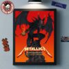 Metallica M72 Santa Clara 2025 Pop Up Shop Poster In Santa Clara California At Levi’s Stadium On June 20 And 22 2025 Home Decor Poster Canvas