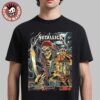 Metallica M72 Tampa 2025 Night 1 And 2 Venue Poster Combined In Tampa Florida At Raymond James On June 6 And 8 2025 The Pirate Skeletons Art Two Sided Unisex T-Shirt