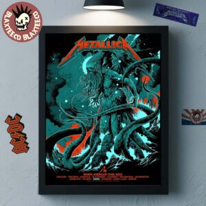 Metallica M72 Tampa 2025 Pop Up Shop Poster In Tampa Florida At Raymond James Stadium On June 6 And 8 2025 Home Decor Poster Canvas