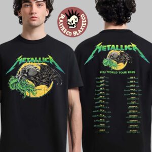 Metallica M72 World Tour 2025 Merch Ktulu Two Sided Unisex T-Shirt