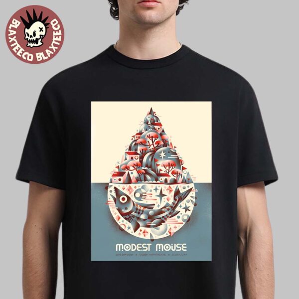 Modest Mouse Poster For Show In Ogden Utah At Ogden Amphitheatre On June 28 2025 Classic T-Shirt