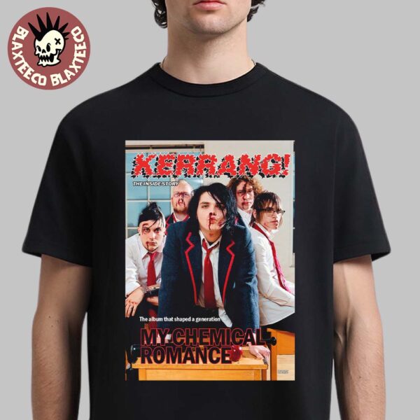 My Chemical Romance x Kerrang Magazine The Inside Story 2025 Magazine Cover Unisex T-Shirt