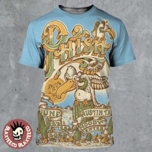 Phish Dry Goods Gig Poster For Austin Texas At Moody Center On June 27 And 28 2025 All Over Print Shirt