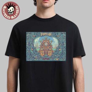 Phish Pittsburgh PA 2025 Gig Poster At Petersen Events Center On June 24 2025 Classic T-Shirt